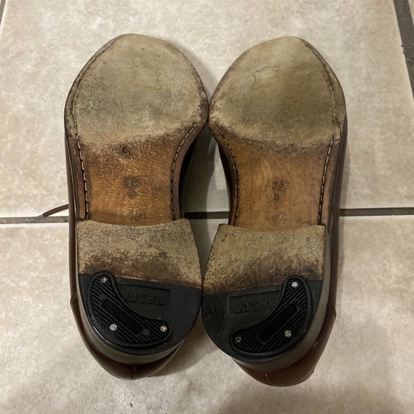 Bally Carillo Men's 8.5 D Black Leather Split-Toe Derby Dress Shoes Italy Made - Picture 8 of 8